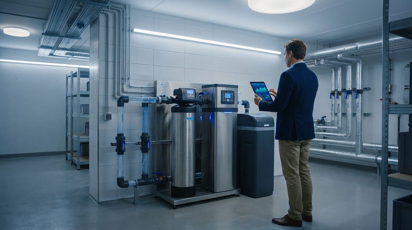 Adoucisseur d'eau dans une copropriété