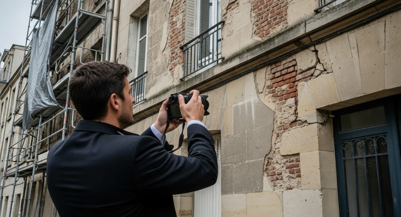 Constat d'huissier avant travaux