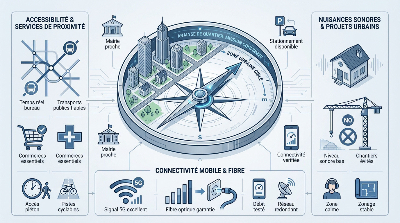Analyse des critères essentiels du quartier pour une location immobilière