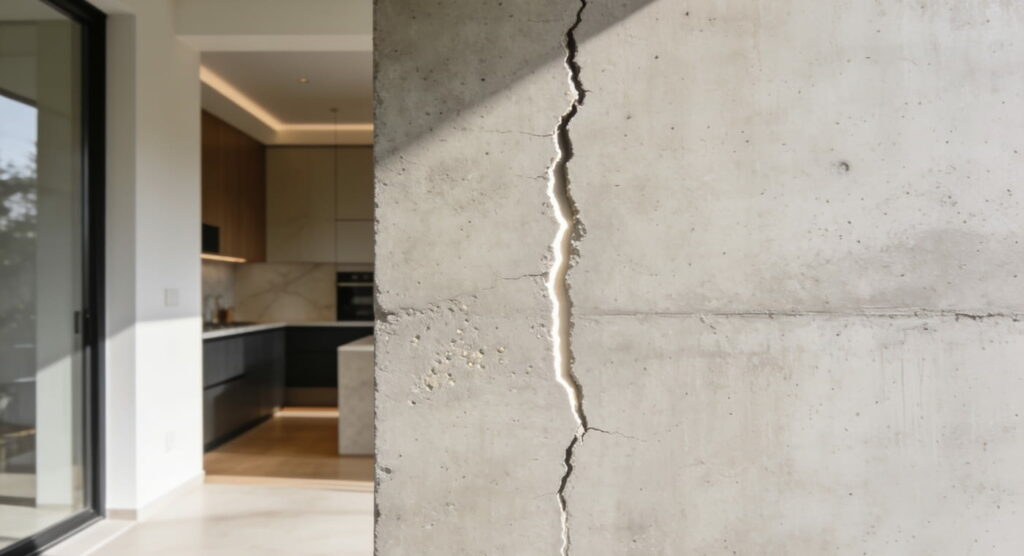 Fissure dans une maison neuve les causes et recours
