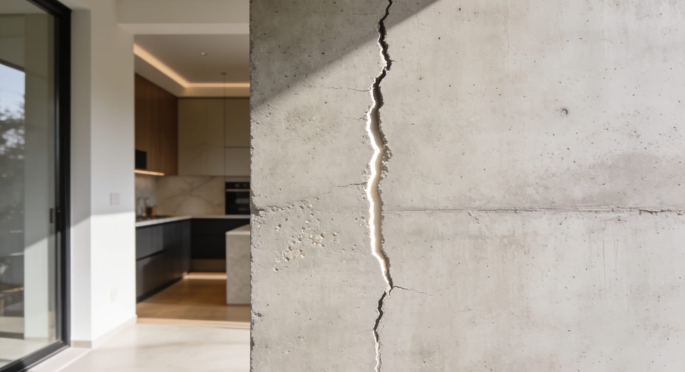 Fissure dans une maison neuve les causes et recours