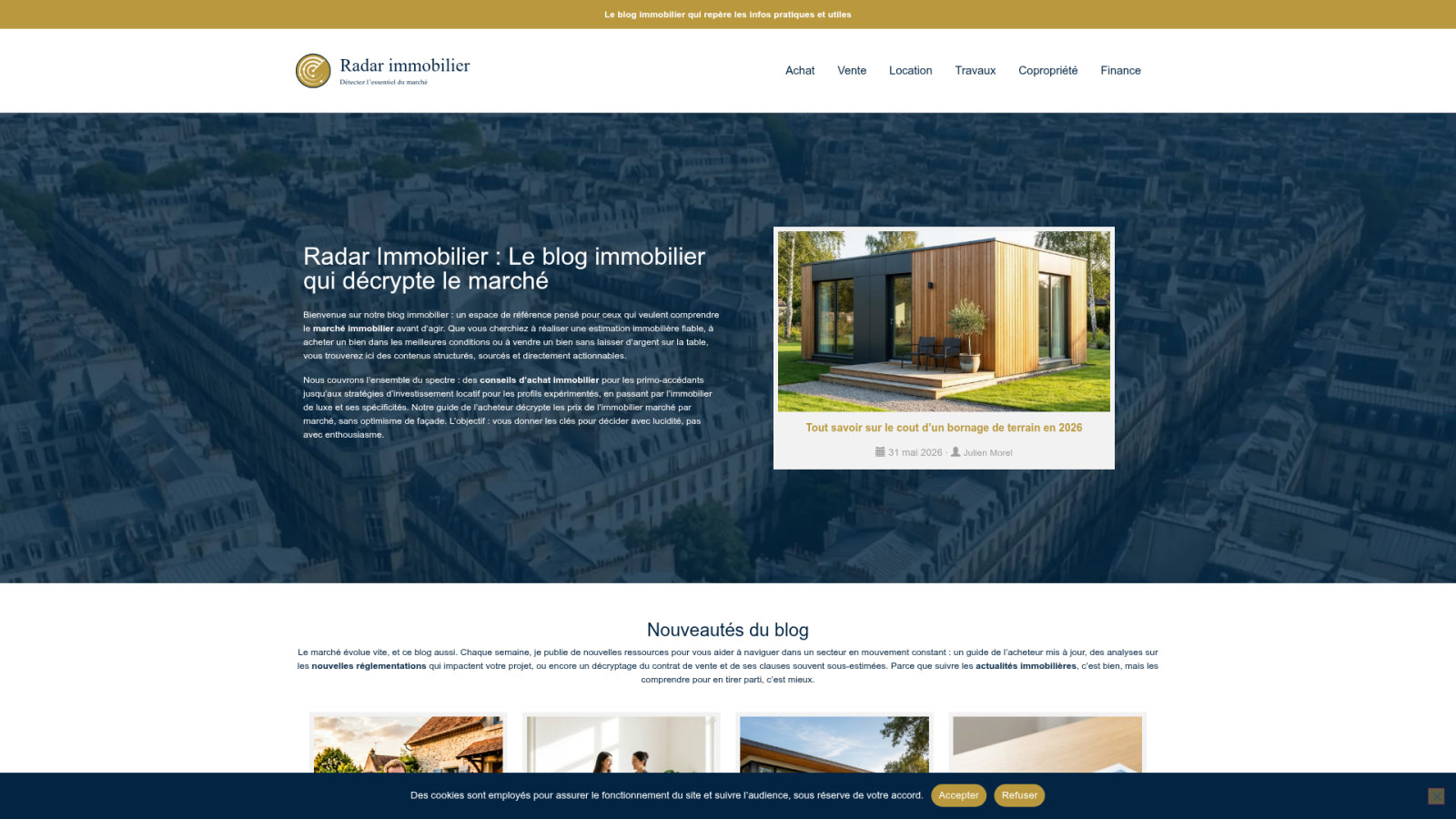 Fiscalité des revenus immobiliers et des plus-values