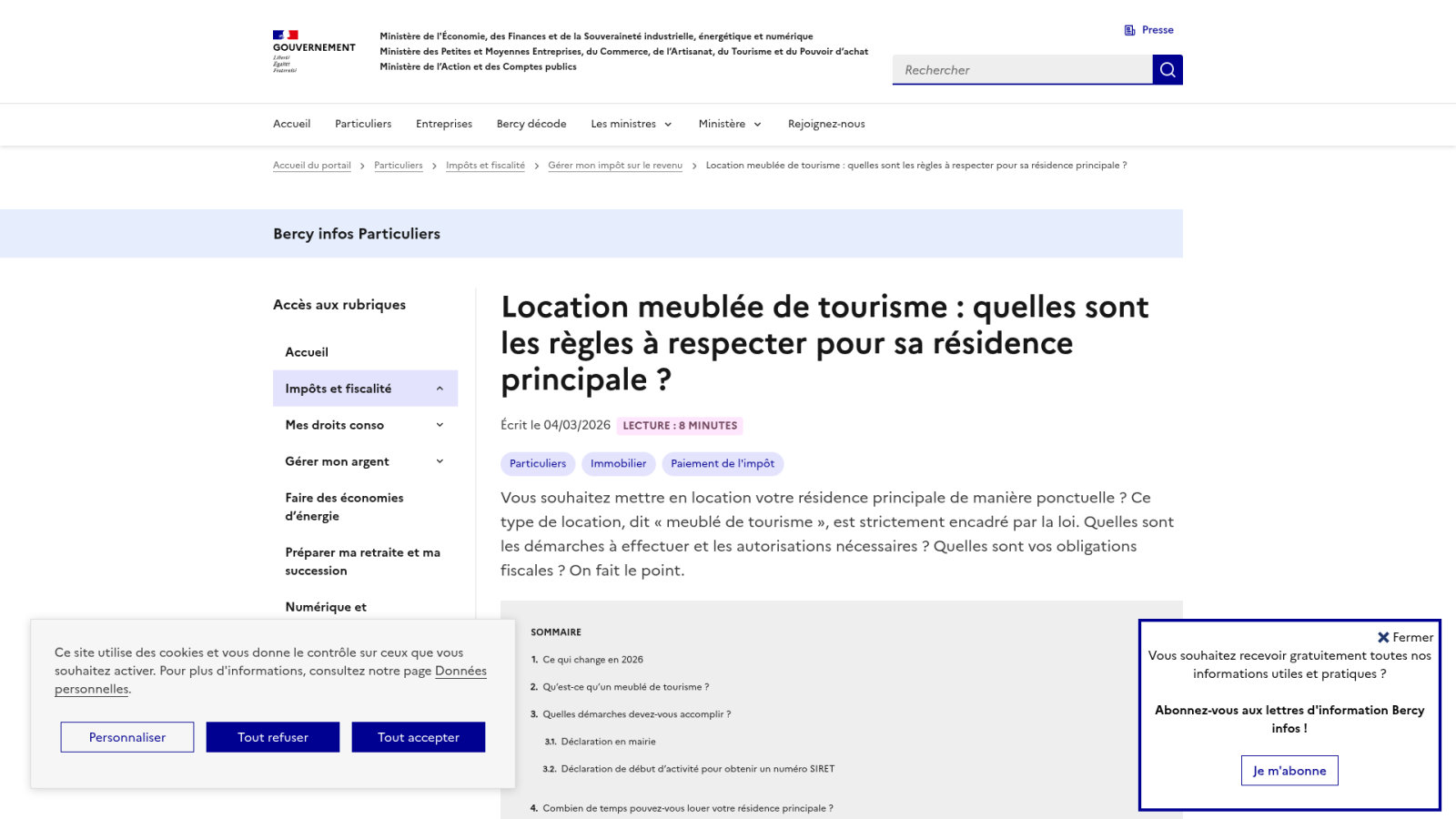 5 mentions obligatoires pour sécuriser votre bail saisonnier