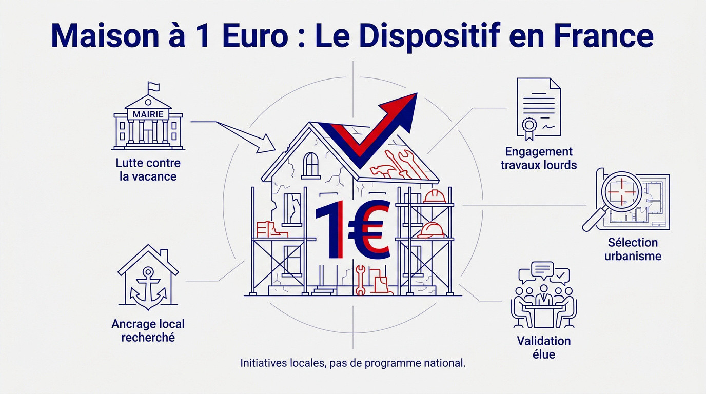 Maison ancienne en pierre nécessitant une rénovation lourde en France