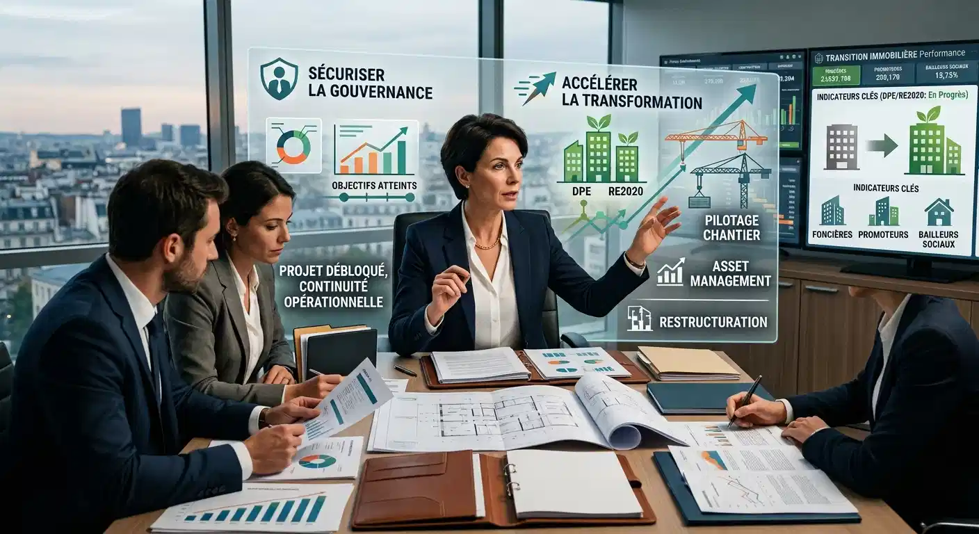 Management de la transition dans l'immobilier